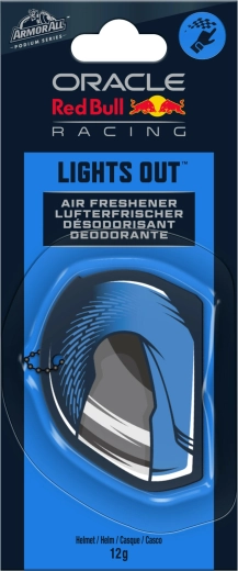 Hanging Car Air Freshener Armor All Oracle Red Bull Lights Out – Helmet