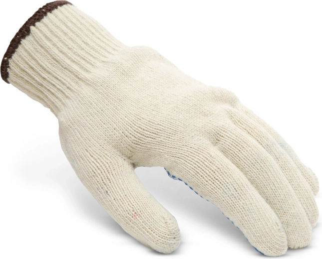 Non-slip cotton gloves with dots XL