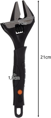 Precīza tārpa regulēšana 0–35 mm ar skalu