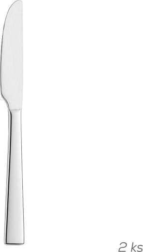 Stainless steel table knife Plain, 2 pcs