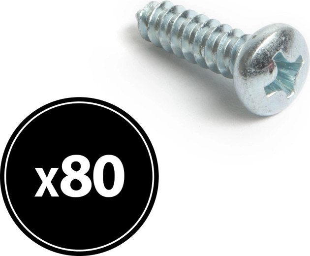 Skrūve skaidu plātnēm ar plakanu galvu un atloku 4,2 × 16 mm, 80 gab.