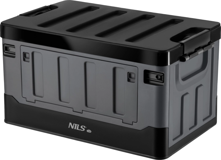 Salokāms pārvadāšanas kaste ar vāku Nils Camp NCB4602 XL 70 l