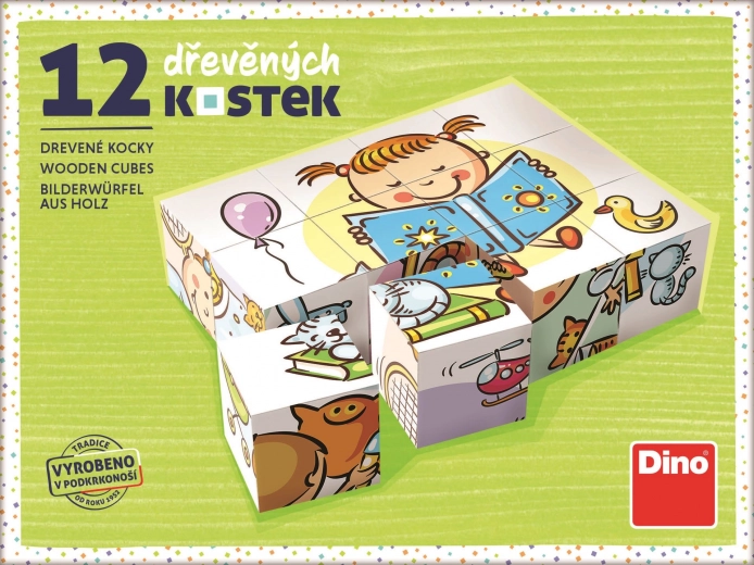 Koka klucīši Hezký den – 12 klucīšu komplekts