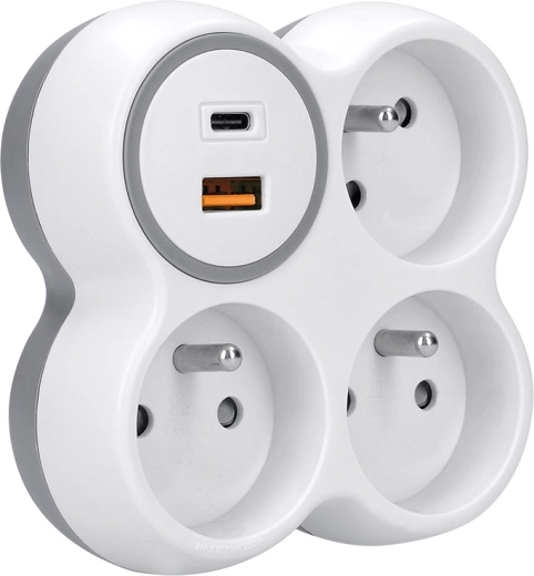 USB ātrā uzlāde: USB-A QC 3.0 un USB-C Power Delivery 20 W