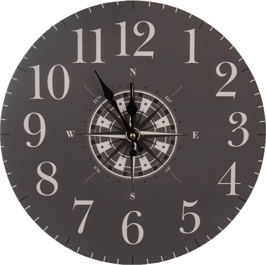 Wall clock compass 34 cm