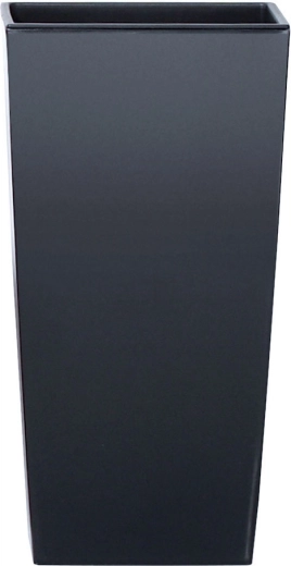 Puķupods URBI Square Matt antracīta krāsā 12,6 × 12,6 × 20 cm, 2 l