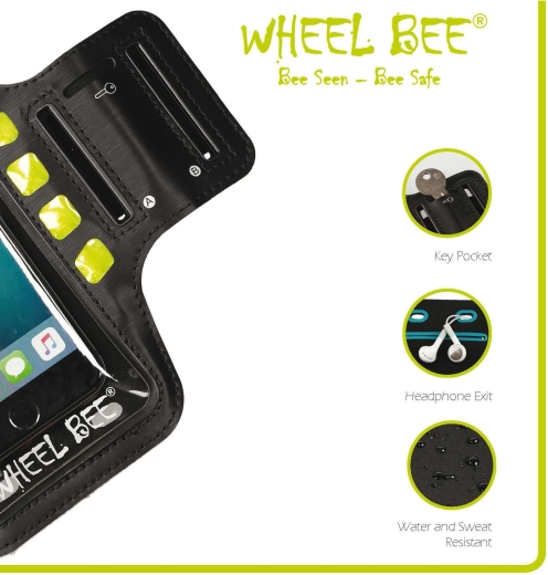 Wheel-Bee running armband case with LED Night Hawk