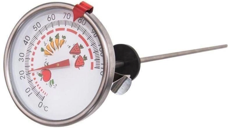 Tērauda konservēšanas termometrs ar zondi 28 cm