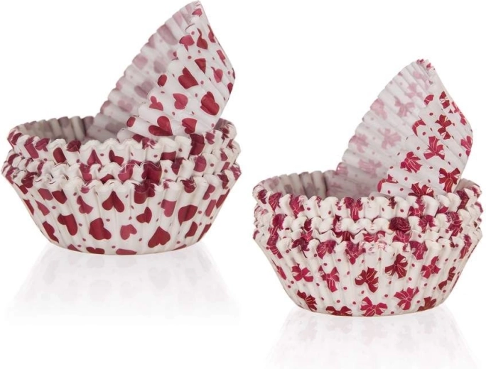 LOVE muffin paper cups 8.7 cm, 100 pcs