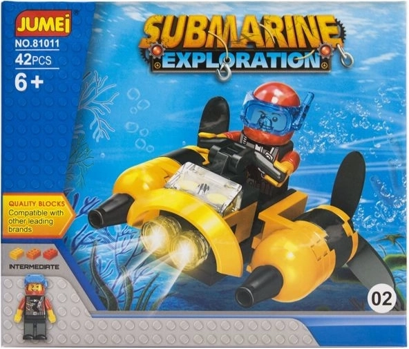 Jumei Building Set Submarine Exploration 42 Pieces