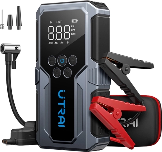 Multifunkcionāls auto starteris UTRAI JS9 ar kompresoru un powerbanku