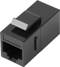 Keystone savienotājs RJ45–RJ45 UTP kat. 5e instalācijas kārbai