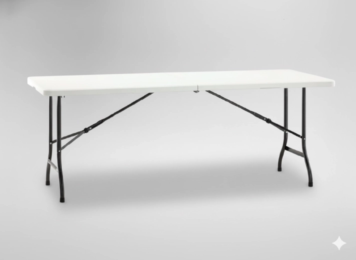 Saliekamais tūrisma un ēdināšanas galds 180 × 70 × 74 cm