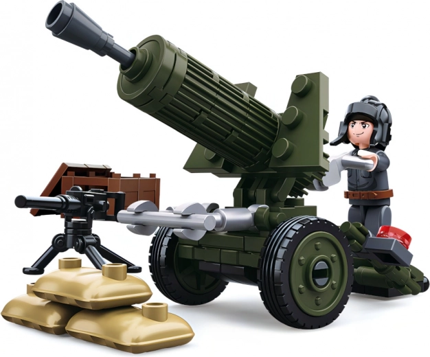 Reālistisks prettanku lielgabals un piederumi
