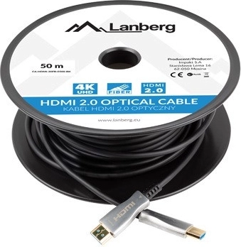 Optical HDMI Cable 50m Lanberg