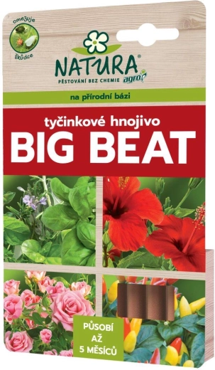 Natura Big Beat mēslojuma kociņi, 12 gab.