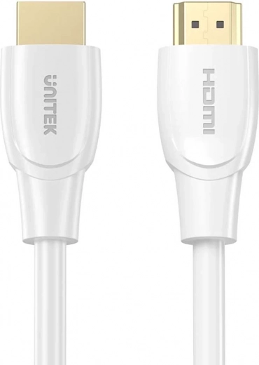 HDMI kabelis 4K 60Hz 1 m, balts