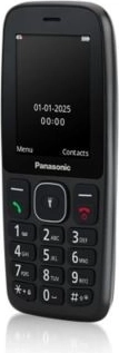Panasonic KX‑TF400 4G mobilais tālrunis senioriem, melns
