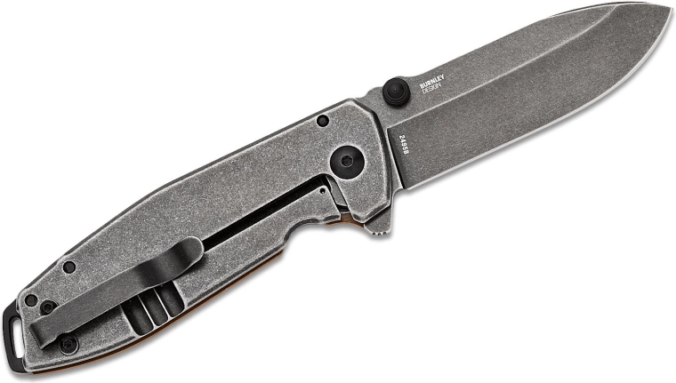 D2 tērauds ar Black Stonewash apdari
