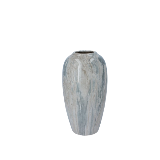 Keramikas vāze ar marmora efektu 14 × 14 × 25,5 cm