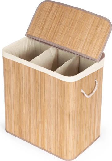 Effortless laundry sorting – 3 separate compartments