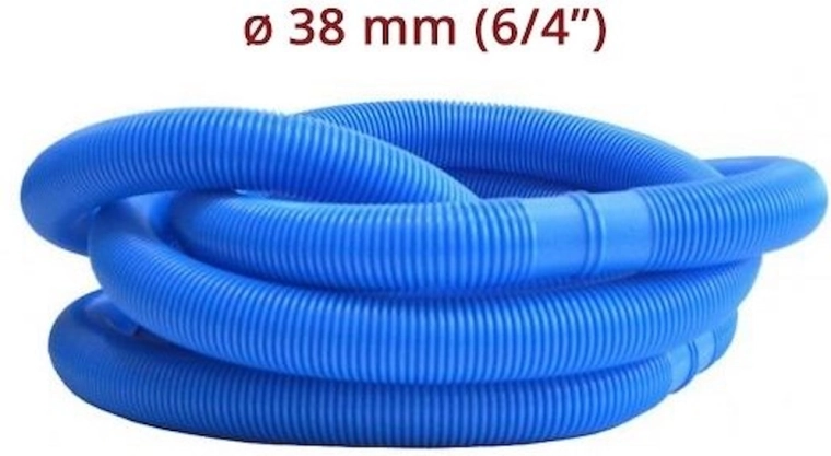 Pool hose sold by the meter 38 mm (6/4") – blue, 1 m