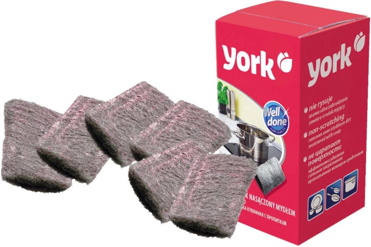 Soap-filled scouring pad – set of 6 pieces