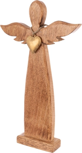 Gold heart as a subtle accent