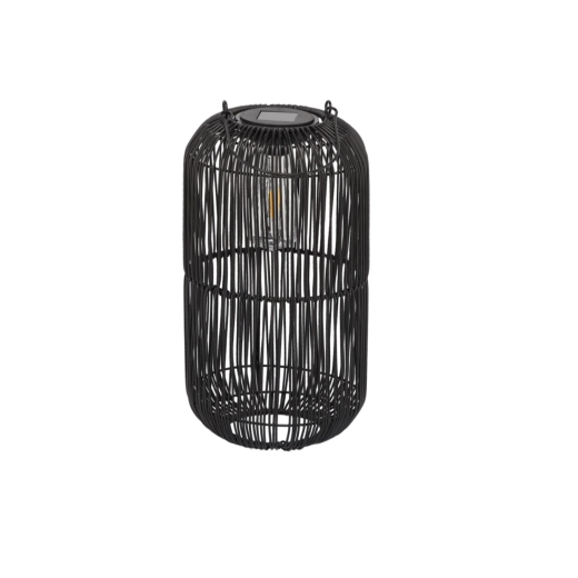 solar black lantern 39 cm
