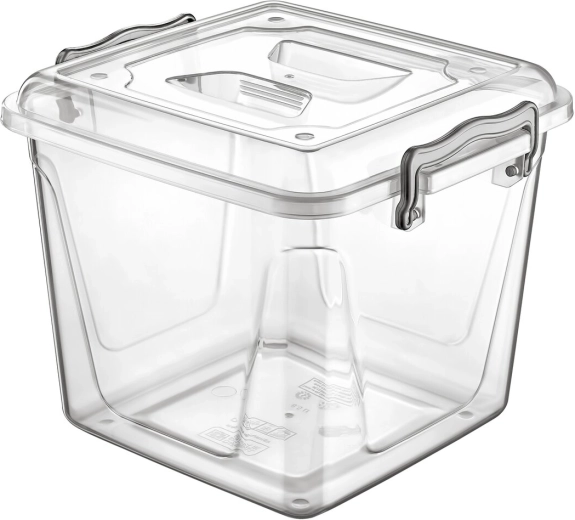 Zems uzglabāšanas kaste Multi, kvadrātveida, 8,5 l