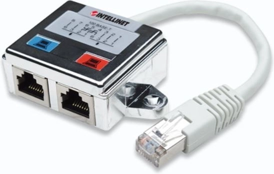 Ekranēts RJ45 x2 sadalītājs