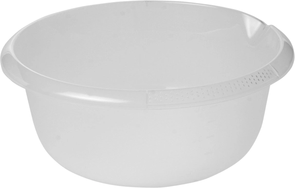 Keeeper Plastic Basin with Pouring Spout, 6 l, Transparent