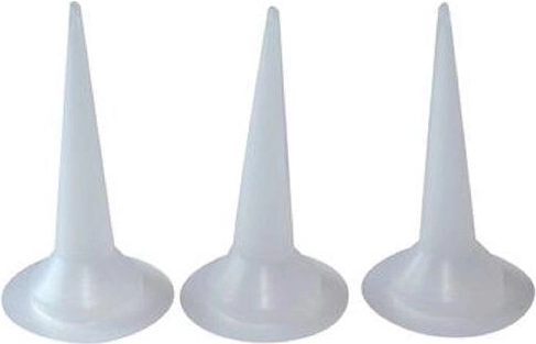 Rezerves plastmasas uzgaļi izspiešanas pistolēm (3 gab.)