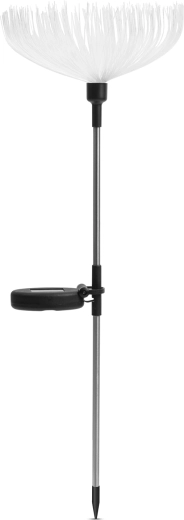 Saules LED dekorācija medūzas formā no optiskajām šķiedrām, 80 cm