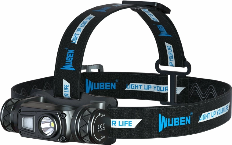 Galvas lampa Wuben H1 1200 lm ar USB uzlādi