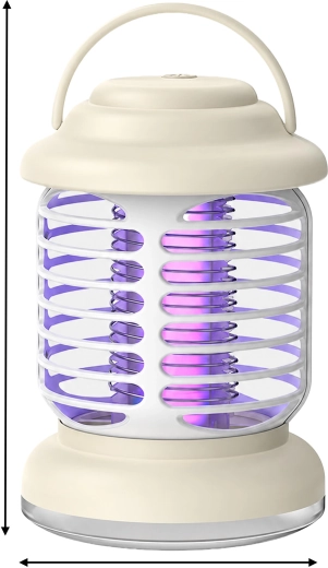 Pārnēsājama UV lampa pret kukaiņiem odiem un mušām - 1 gab.
