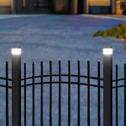 Elegant lighting for entrances and fences