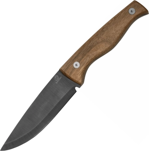BeaverCraft BSH3 bushcraft nazis ar blūdinātu oglekļa tērauda asmeni, valriekstkoka rokturi un ādas maksti