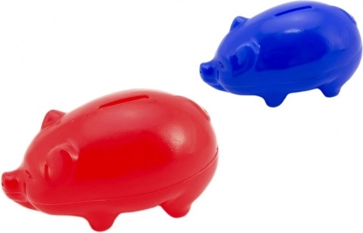 Cūciņas formas plastmasas krājkasīte 16 cm, 2 krāsas
