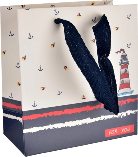 Dāvanu papīra maisiņš SEA 14 × 7 × 15 cm