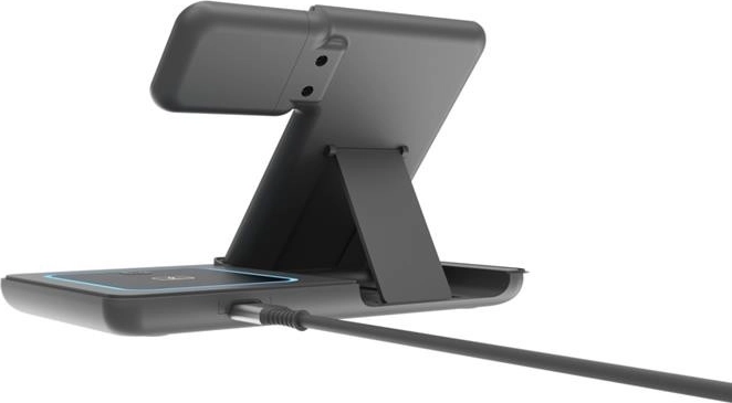 Phone on the stand for comfortable viewing