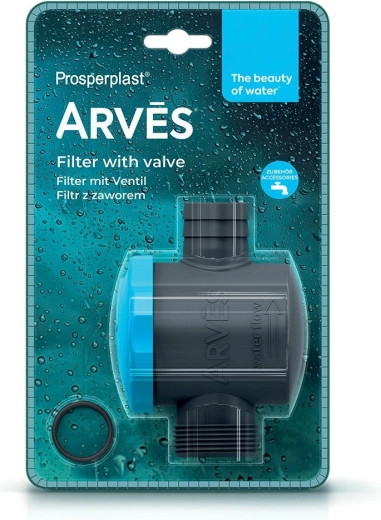 Filter with 1" Valve for Rain Barrel Prosperplast