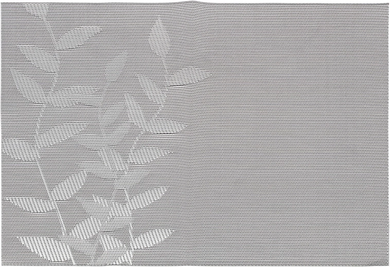 Textile Placemat Leaf 45 × 30 cm Brown