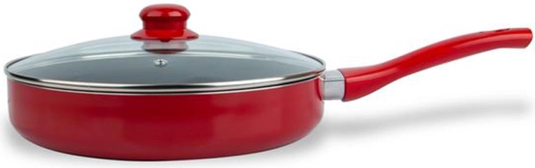 Deep frying pan with lid 28 cm Kitchisimo, non-stick surface