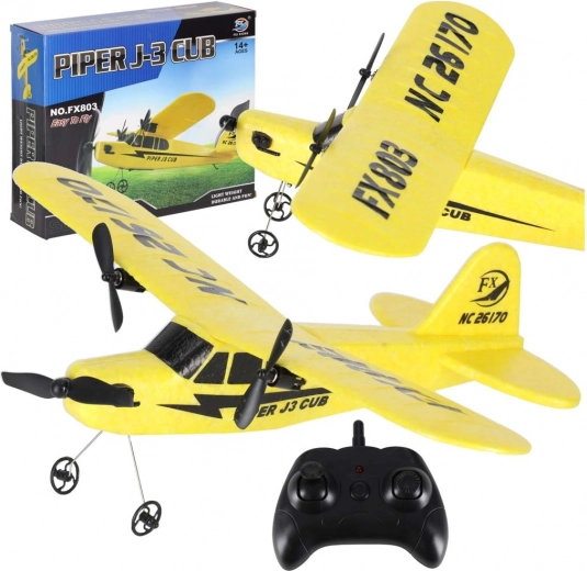RC airplane PIPER FX803 with remote control, 150 mAh battery