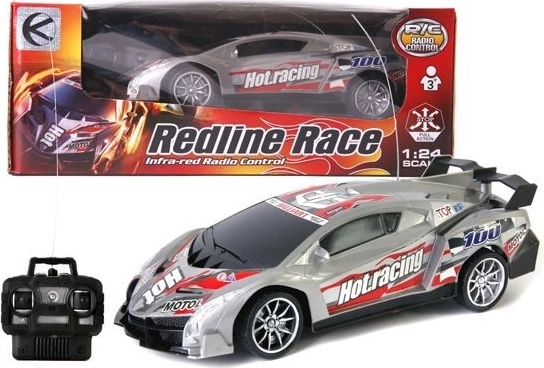 Colorful remote-controlled sports car