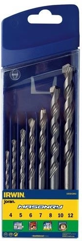 IRWIN Masonry mūra urbju komplekts 4–12 mm, 7 daļas