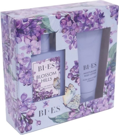 Dāvanu komplekts sievietēm BI-ES Blossom Hills – parfimētais ūdens 100 ml + ķermeņa losjons 150 ml