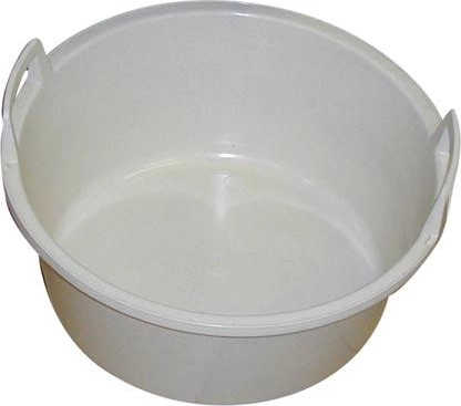Plastmasas bļoda 49 cm ar rokturiem, granīta krāsā