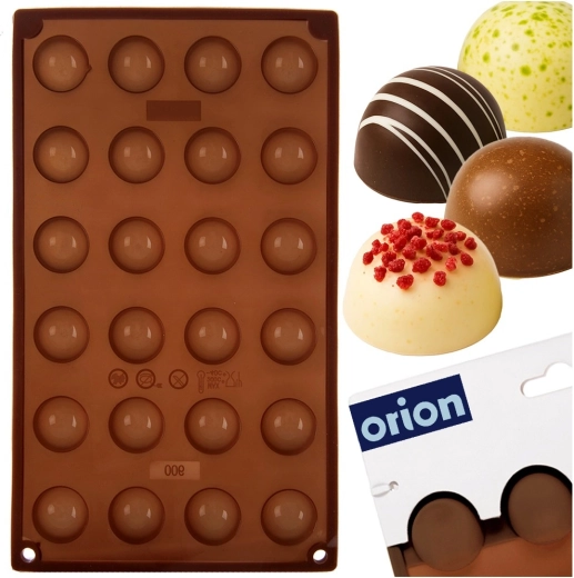 Līdz 24 perfekti apaļas pralīnes vienlaikus